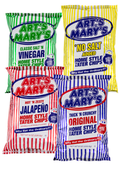Art's & Mary's - Variety Case Home Style Tater Chips