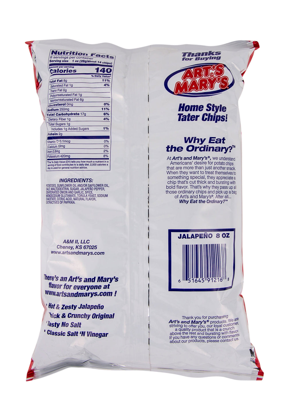 Art's & Mary's Jalapeno (8oz 3ct)