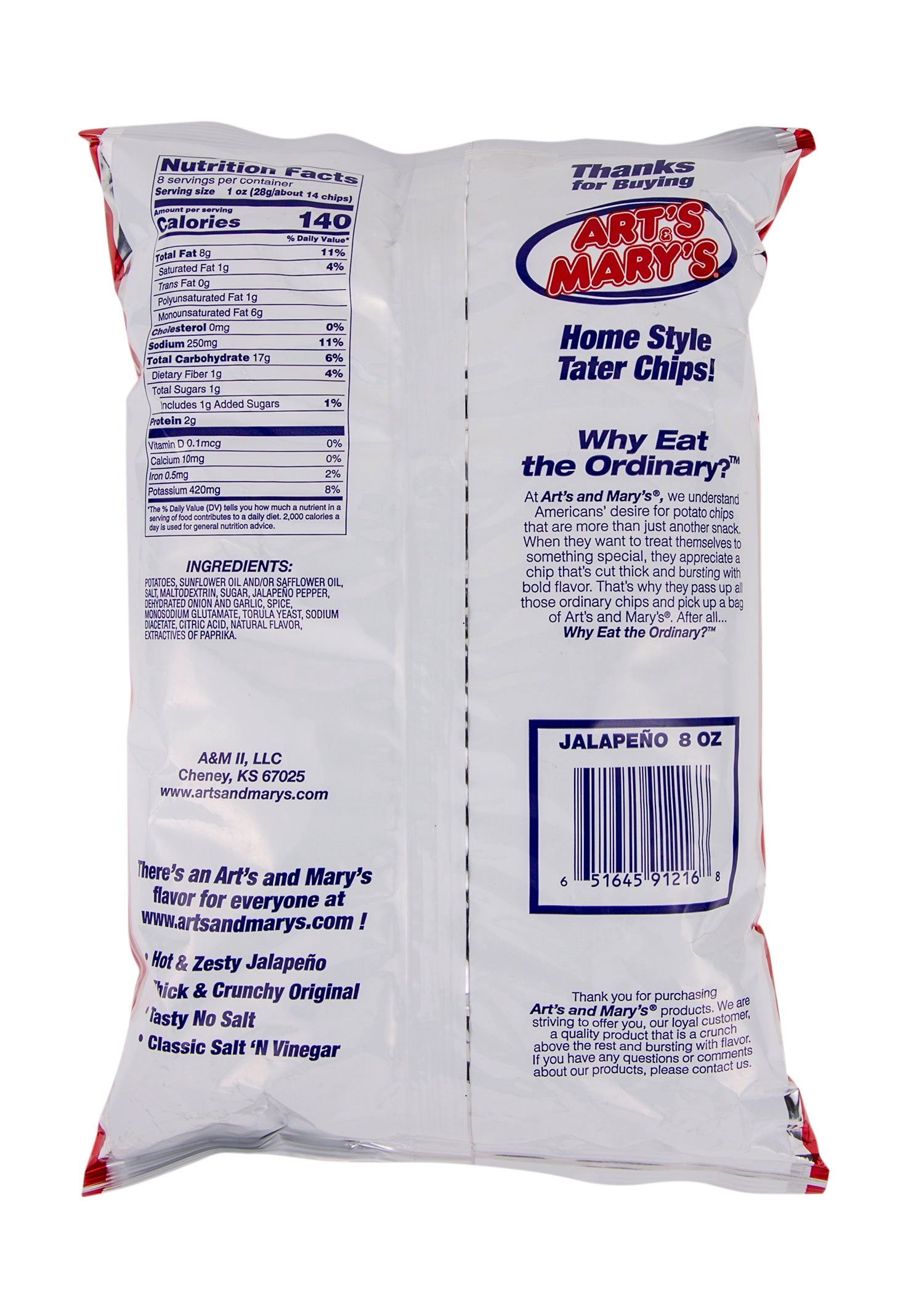 Art's & Mary's Jalapeno (8oz 12ct)