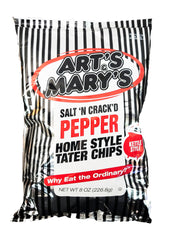 Art's & Mary's - Salt 'N Crack'D Pepper Home Style Tater Chips 