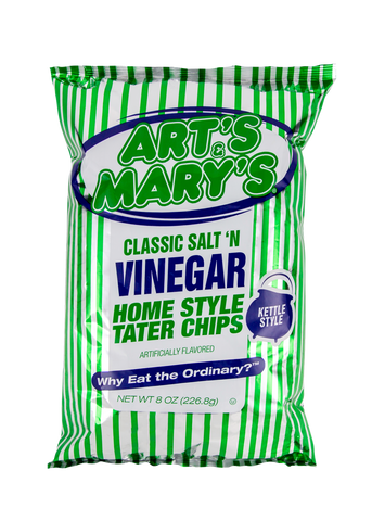 Art's & Mary's - Variety Case Vinegar Home Style Tater Chips (Jalapeno & Vinegar)
